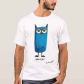 Blue Cat | LOW-KEY - nach Design | Spaß Lässig T-Shirt (Vorderseite)