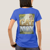 Blue Cat Mama T - Shirt (Rückseite)