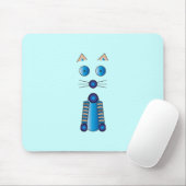 Blue CAT Mousepad (Mit Mouse)