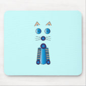 Blue CAT Mousepad (Vorne)
