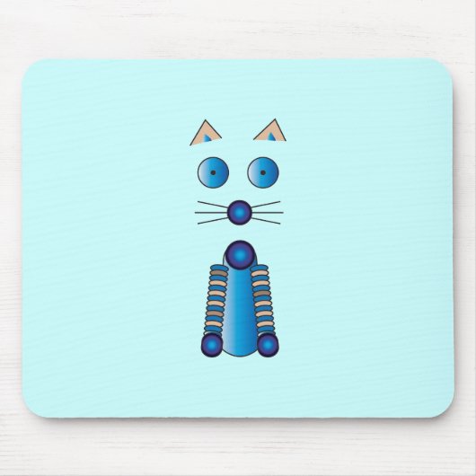 Blue CAT Mousepad (Vorne)