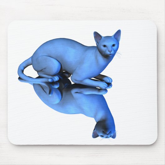 Blue Cat Mousepad (Vorne)