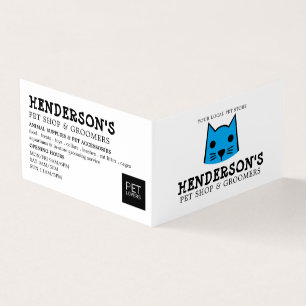 Blue Cat, Pet Store & Groomer im Detail Visitenkarten
