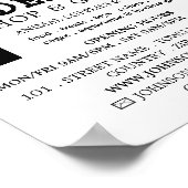 Blue Cat, Pet Store & Groomer Werbung Poster (Ecke)