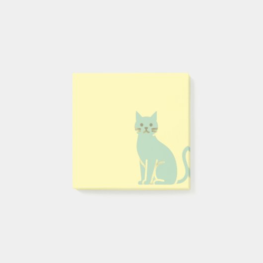 Blue Cat Post-it Klebezettel (Vorderseite)