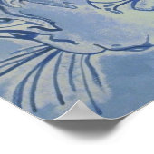 Blue Cat Poster (Ecke)