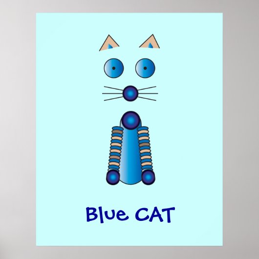 Blue CAT Poster (Vorne)