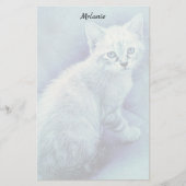 Blue Cat Stationery Briefpapier (Vorderseite)