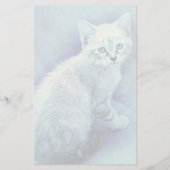 Blue Cat Stationery Briefpapier (Rückseite)