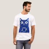 Blue Cat T - Shirt (Vorne ganz)