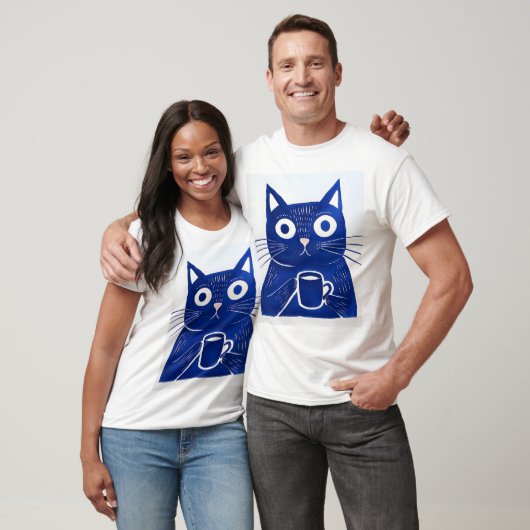 Blue Cat T - Shirt (Unisex)