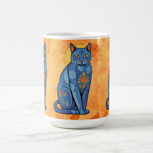Blue Cat Tasse (Mittel)