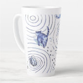 Blue Cat Zen Cup Milchtasse (Linke Ecke)