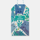 Blue Cats & Filialen Best cat dad Geschenkanhänger (Vorderseite)