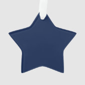 Blue Catto Star Ornament (Rückseite)