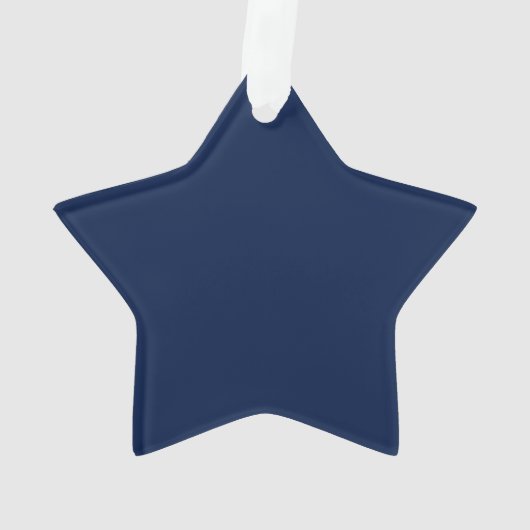 Blue Catto Star Ornament (Rückseite)