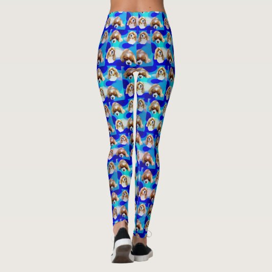 Blue Cavalier Spaniel, Ladys Leggings (Rückseite)