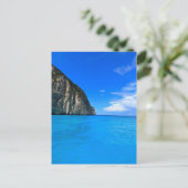 Blue Caves Zakynthos Griechenland Postkarte (Stehend Vorderseite)