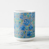 Blue Celebration Coffee Tasse (Mittel)