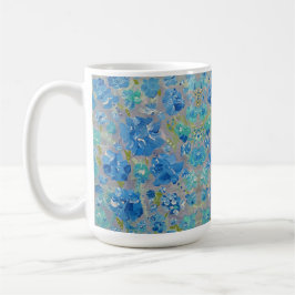 Blue Celebration Coffee Tasse