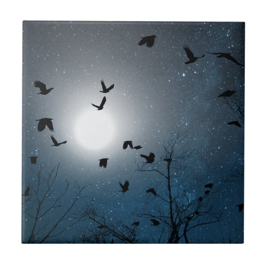 Blue Celestial Dream Fliese (Vorderseite)