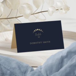 Blue Celestial Wedding Platzkarte