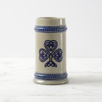 Blue Celtic Design 2 Stein Tasse