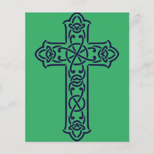 Blue Celtic High Cross (Vorderseite)