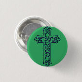 Blue Celtic High Cross Button (Vorne & Hinten)