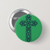 Blue Celtic High Cross Button (Vorne & Hinten)