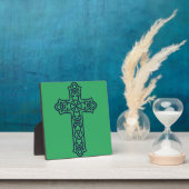 Blue Celtic High Cross Fotoplatte (InSitu)