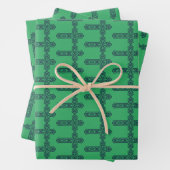 Blue Celtic High Cross Geschenkpapier Set (Beispiel)