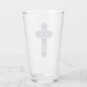 Blue Celtic High Cross Glas (Rückseite)
