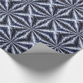 Blue Celtic Knot Tiled Geschenkpapier (Ecke)