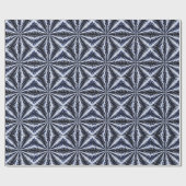 Blue Celtic Knot Tiled Geschenkpapier (Flach)