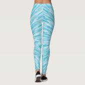 Blue Center Burst Leggings (Rückseite)