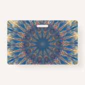 Blue Chakra Kaleidoskop Thunder_Cove Ausweis (Rückseite)