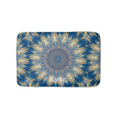 Blue Chakra Kaleidoskop Thunder_Cove Badematte (Vorderseite)