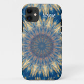 Blue Chakra Kaleidoskop Thunder_Cove Case-Mate iPhone Hülle (Rückseite)