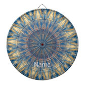 Blue Chakra Kaleidoskop Thunder_Cove Dartscheibe (vorne)