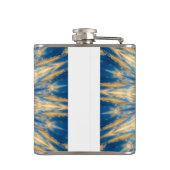 Blue Chakra Kaleidoskop Thunder_Cove Flachmann (Rückseite)