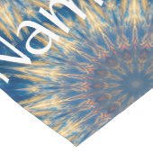 Blue Chakra Kaleidoskop Thunder_Cove Kurzer Tischläufer (Ecke)