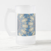 Blue Chakra Kaleidoskop Thunder_Cove Mattglas Bierglas (Links)