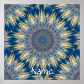 Blue Chakra Kaleidoskop Thunder_Cove Poster (Vorne)