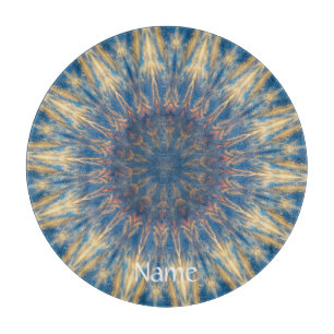Blue Chakra Kaleidoskop Thunder_Cove Schneidebrett
