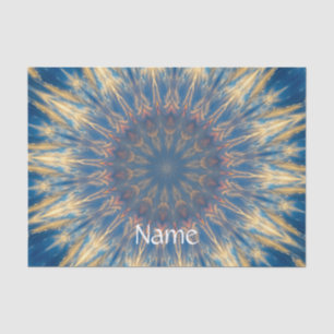 Blue Chakra Kaleidoskop Thunder_Cove Seidenpapier