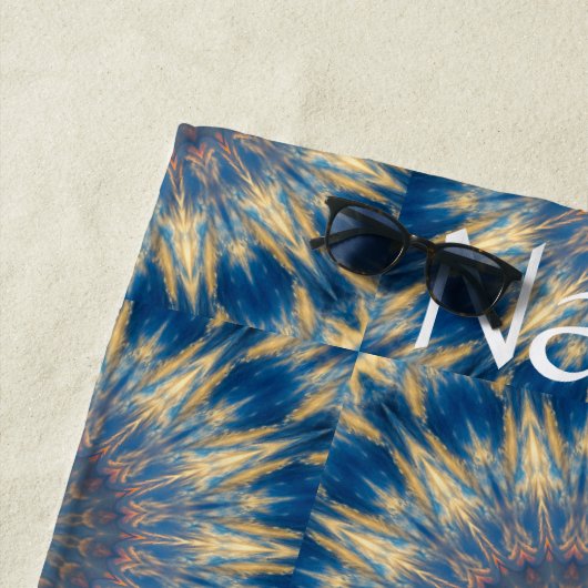 Blue Chakra Kaleidoskop Thunder_Cove Strandtuch (Beispiel)