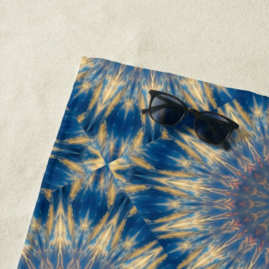 Blue Chakra Kaleidoskop Thunder_Cove Strandtuch (Beispiel)