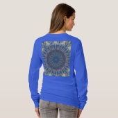Blue Chakra Kaleidoskop Thunder_Cove T-Shirt (Schwarz voll)
