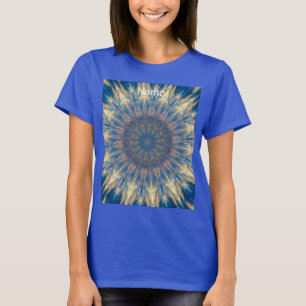Blue Chakra Kaleidoskop Thunder_Cove T-Shirt
